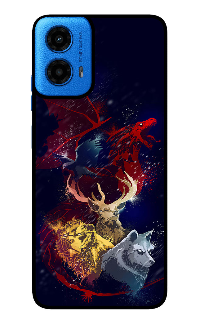Game Of Thrones Moto G45 Glass Case Back Cover by Casekaro