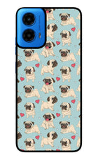 Pug Dog Moto G45 Glass Case Back Cover by Casekaro