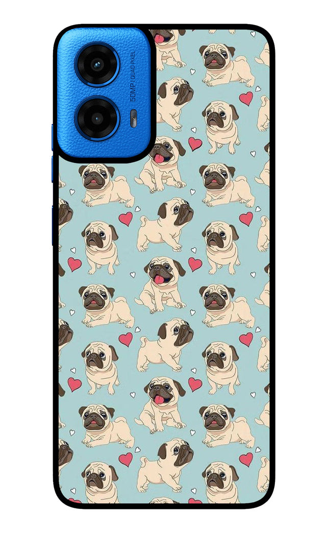 Pug Dog Moto G45 Glass Case Back Cover by Casekaro