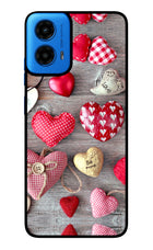 Love Wallpaper Moto G45 Glass Case Back Cover by Casekaro