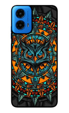 Angry Owl Art Moto G45 Glass Case