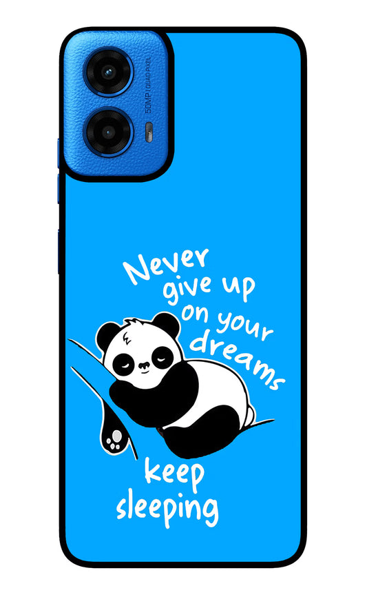 Keep Sleeping Moto G45 Glass Case