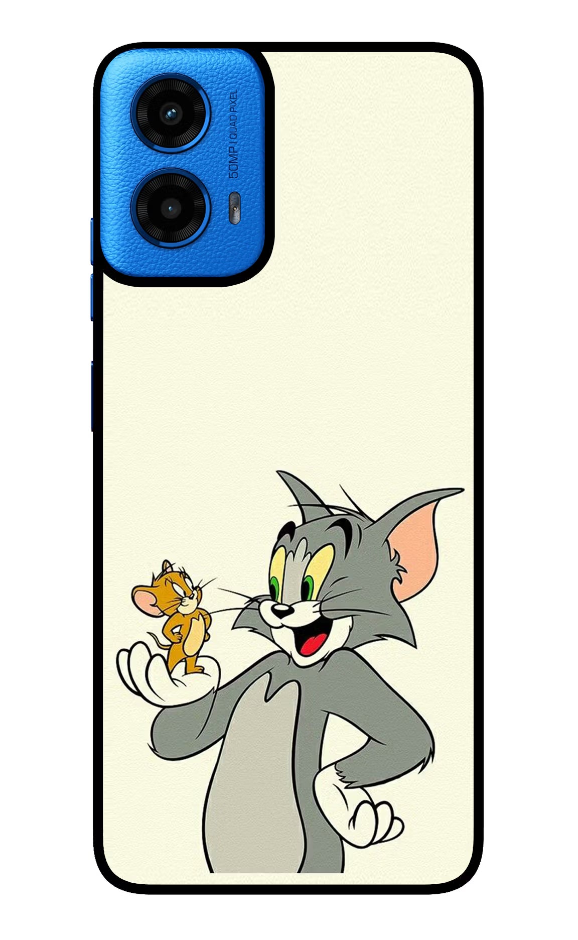 Tom & Jerry Moto G45 Glass Case Back Cover by Casekaro