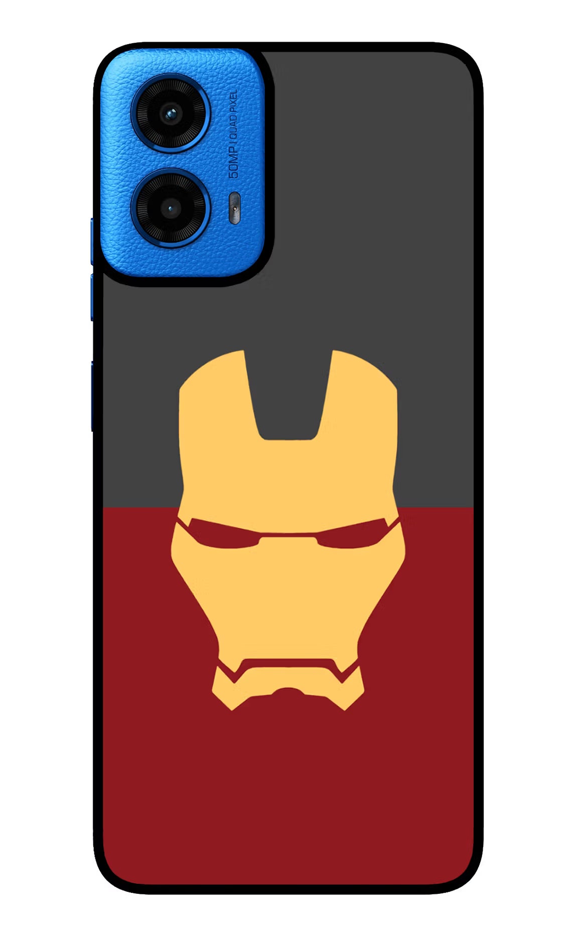 Ironman Moto G45 Glass Case Back Cover by Casekaro