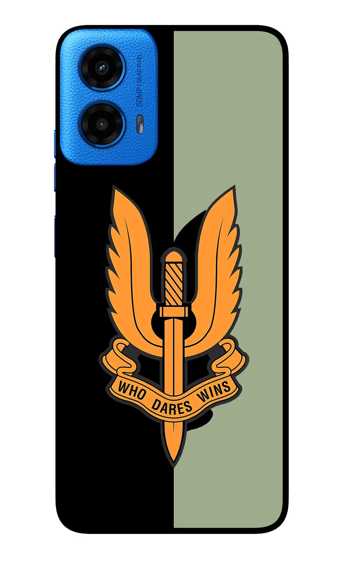 Balidan Logo Moto G45 Glass Case Back Cover by Casekaro