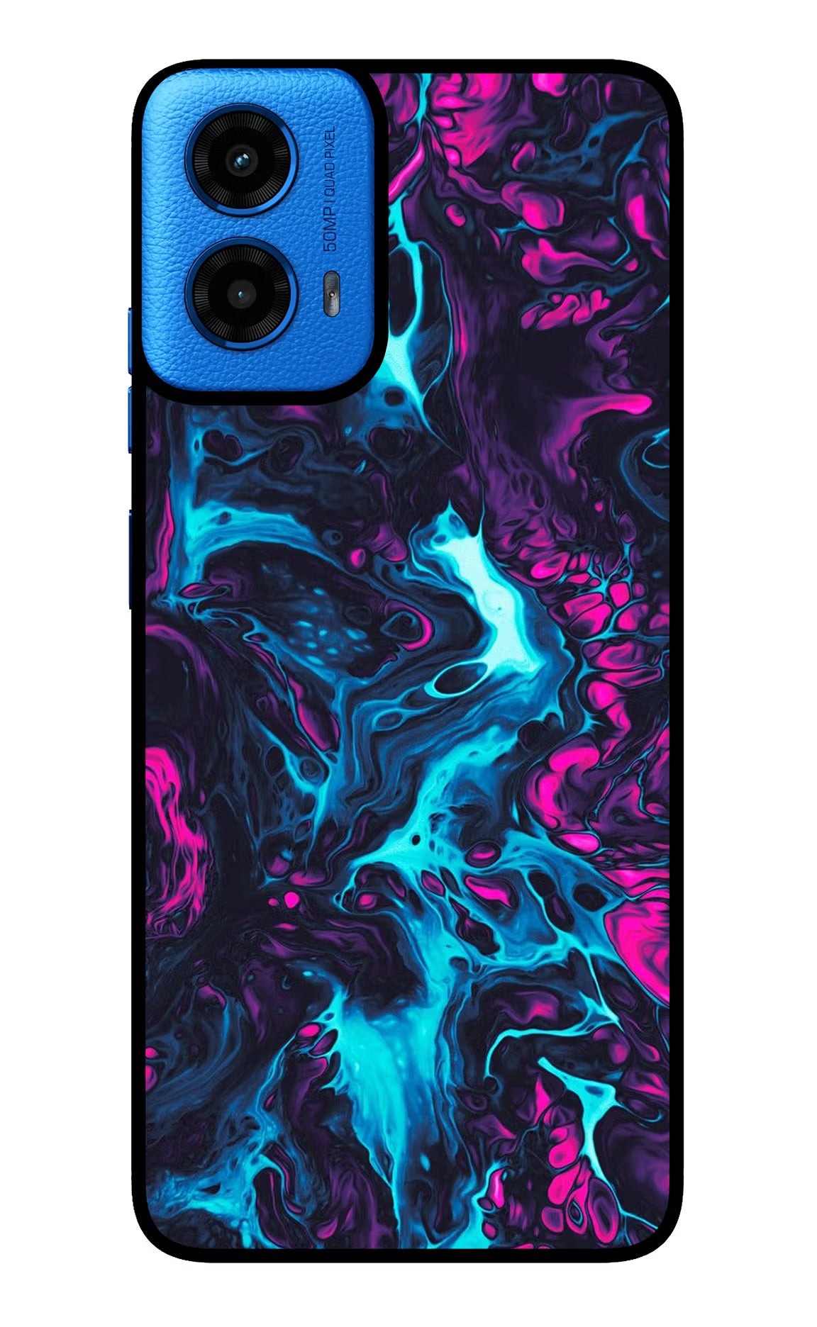 Abstract Moto G45 Glass Case Back Cover by Casekaro