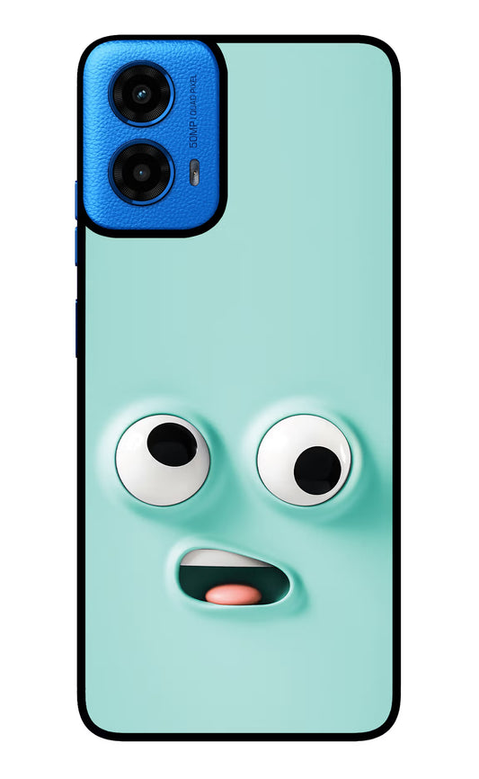 Funny Cartoon Moto G45 Glass Case