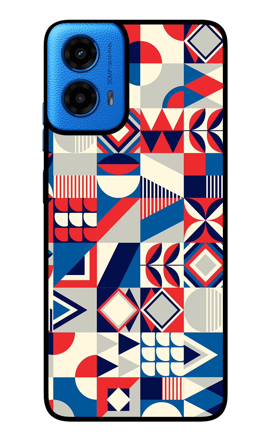 Colorful Pattern Moto G45 Glass Case