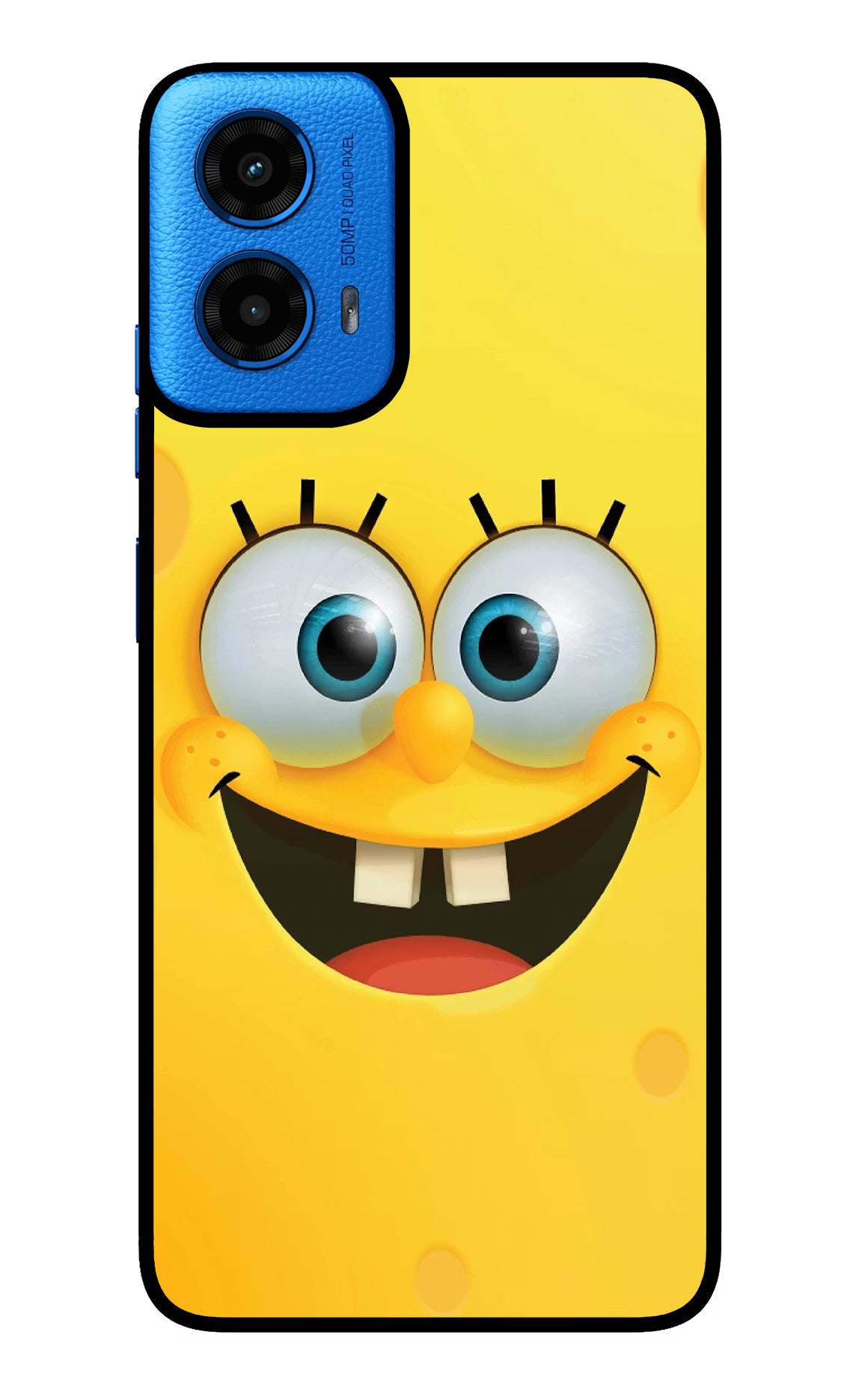 Sponge 1 Moto G45 Glass Case Back Cover by Casekaro
