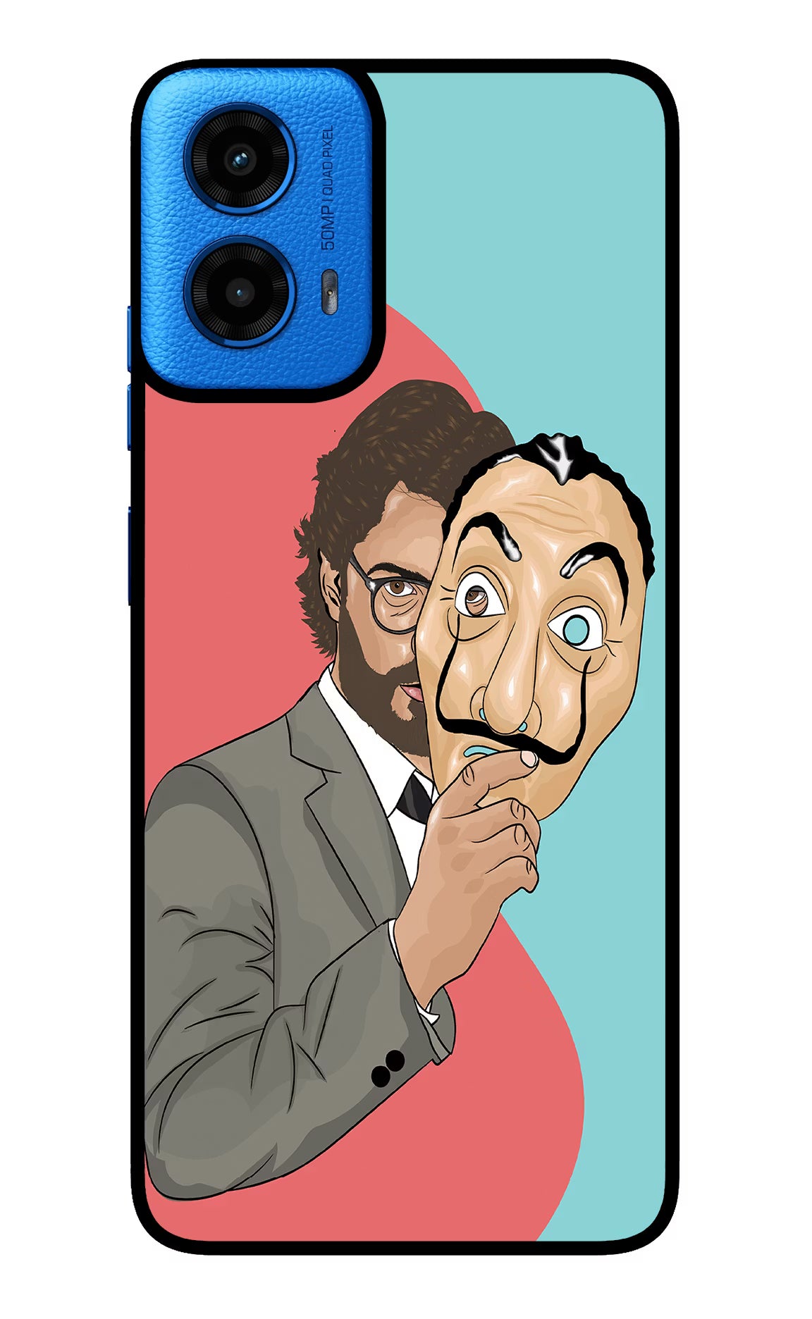 Professor Moto G45 Glass Case Back Cover by Casekaro