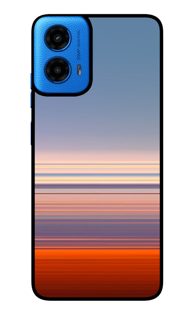 Morning Colors Moto G45 Glass Case Back Cover by Casekaro