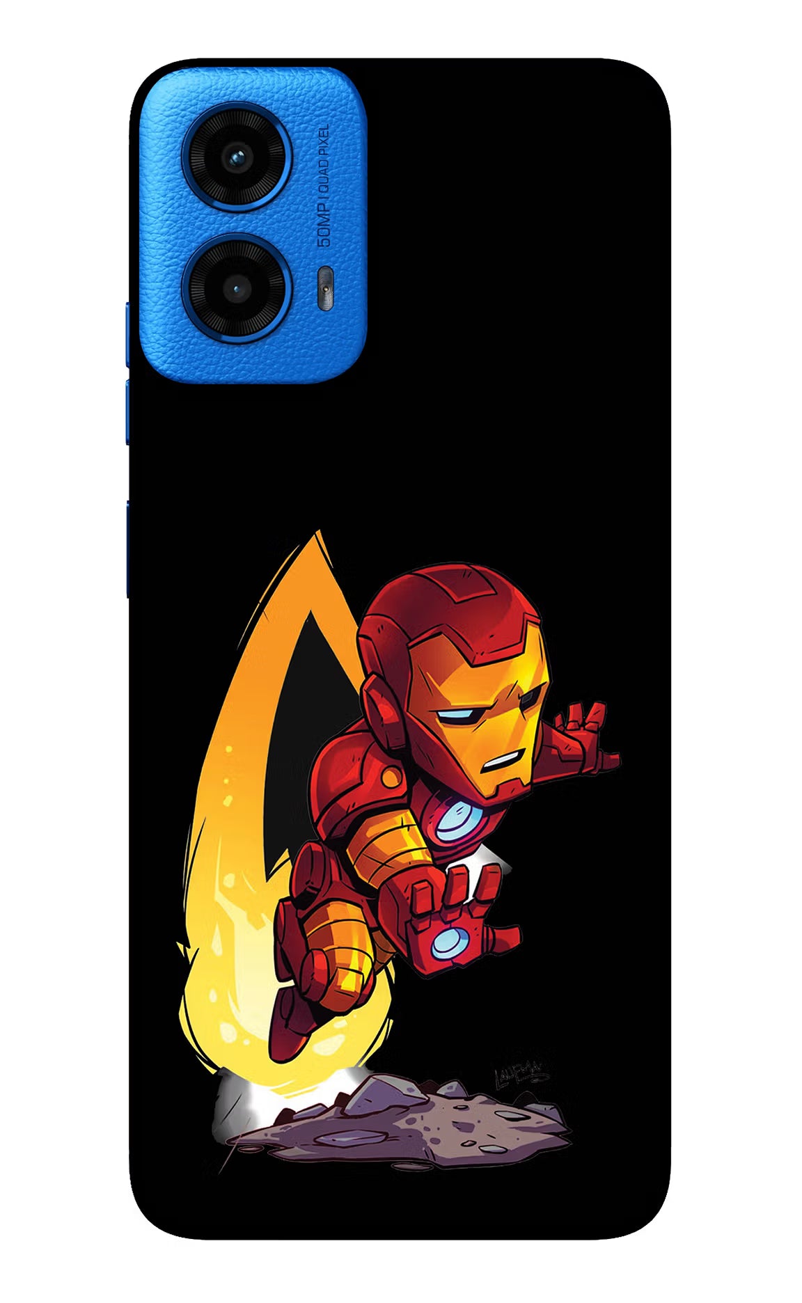 IronMan Moto G45 Glass Case