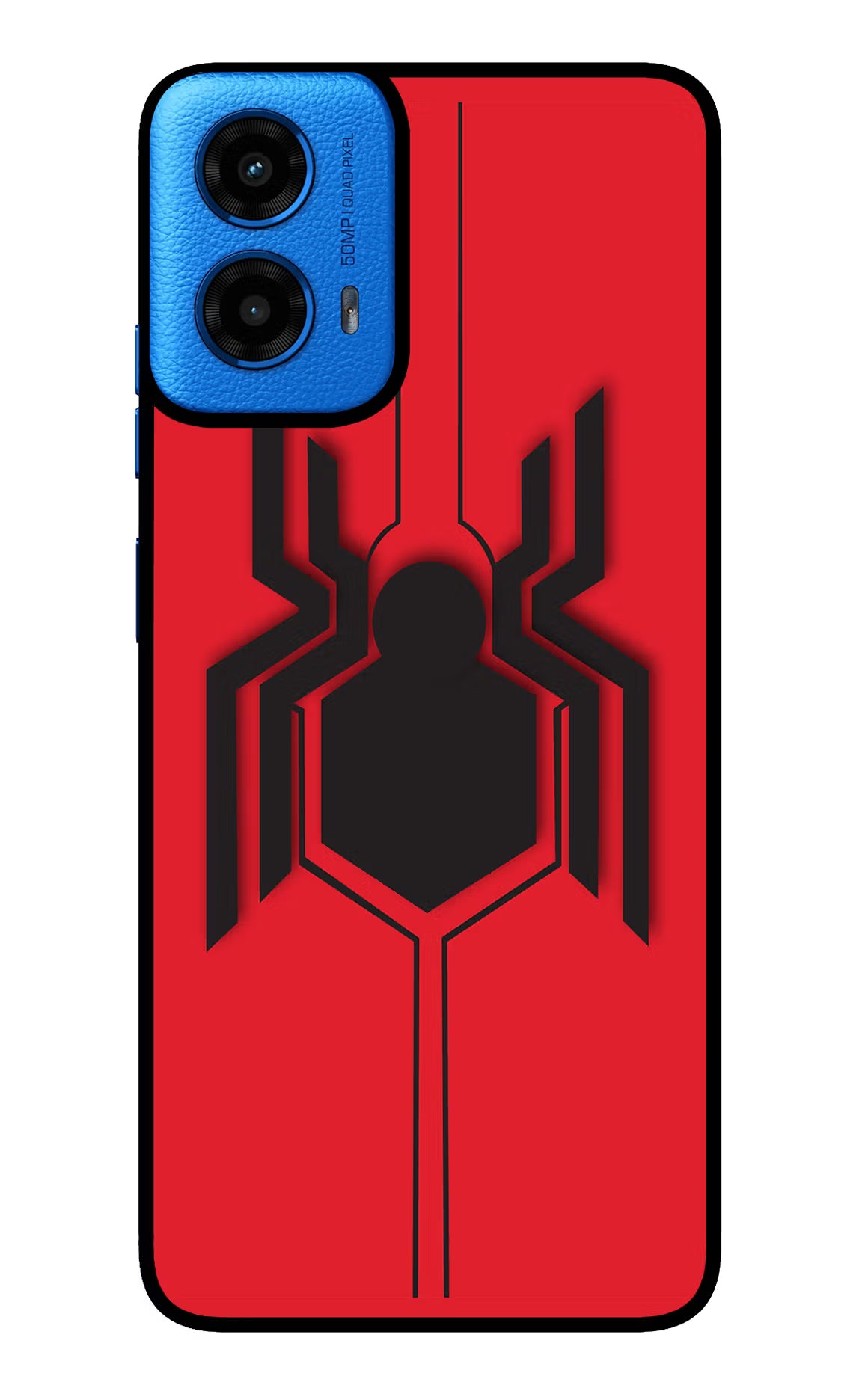 Spider Moto G45 Glass Case Back Cover by Casekaro