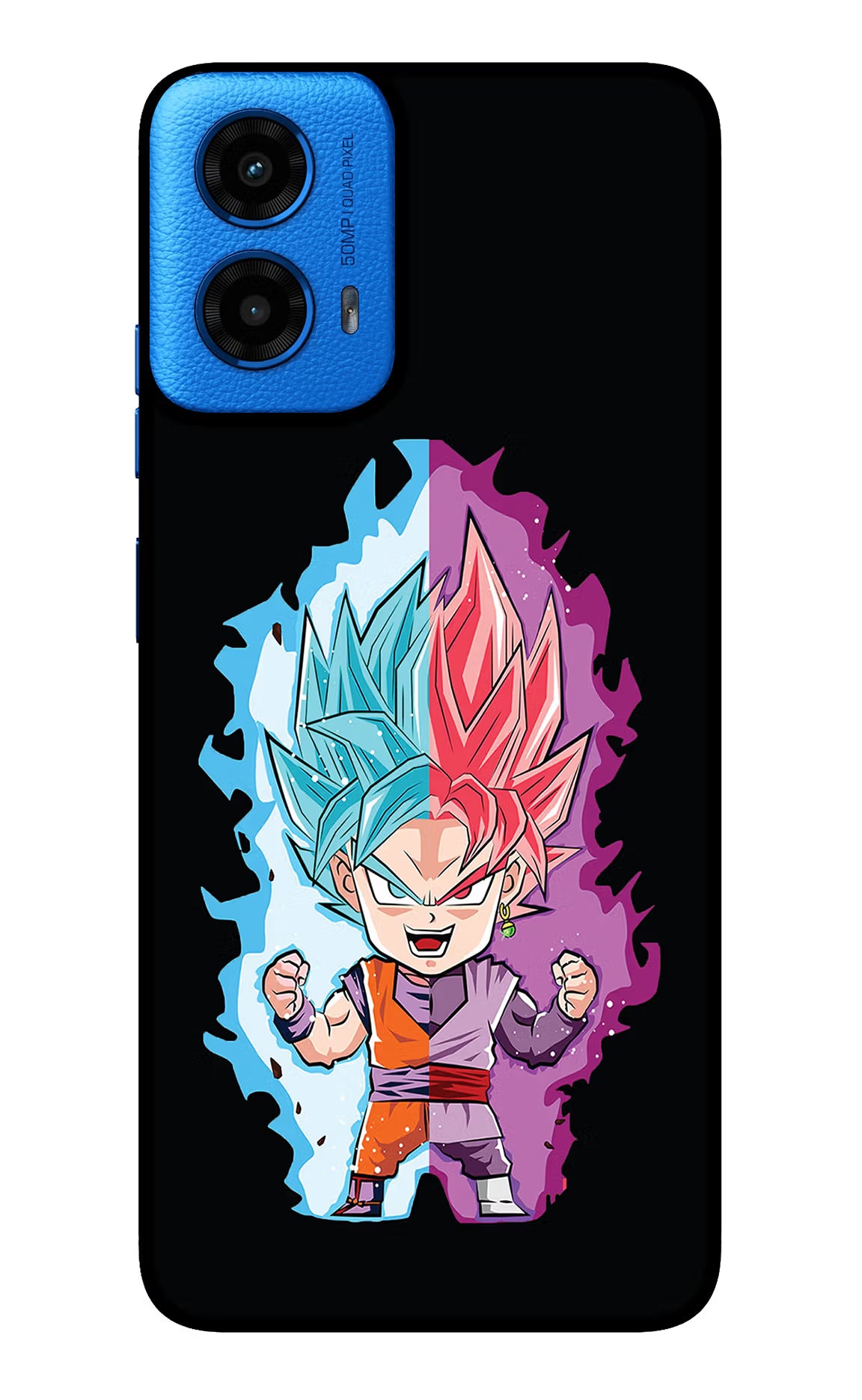 Chota Goku Moto G45 Glass Case Back Cover by Casekaro