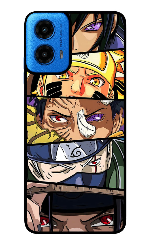 Naruto Character Moto G45 Glass Case
