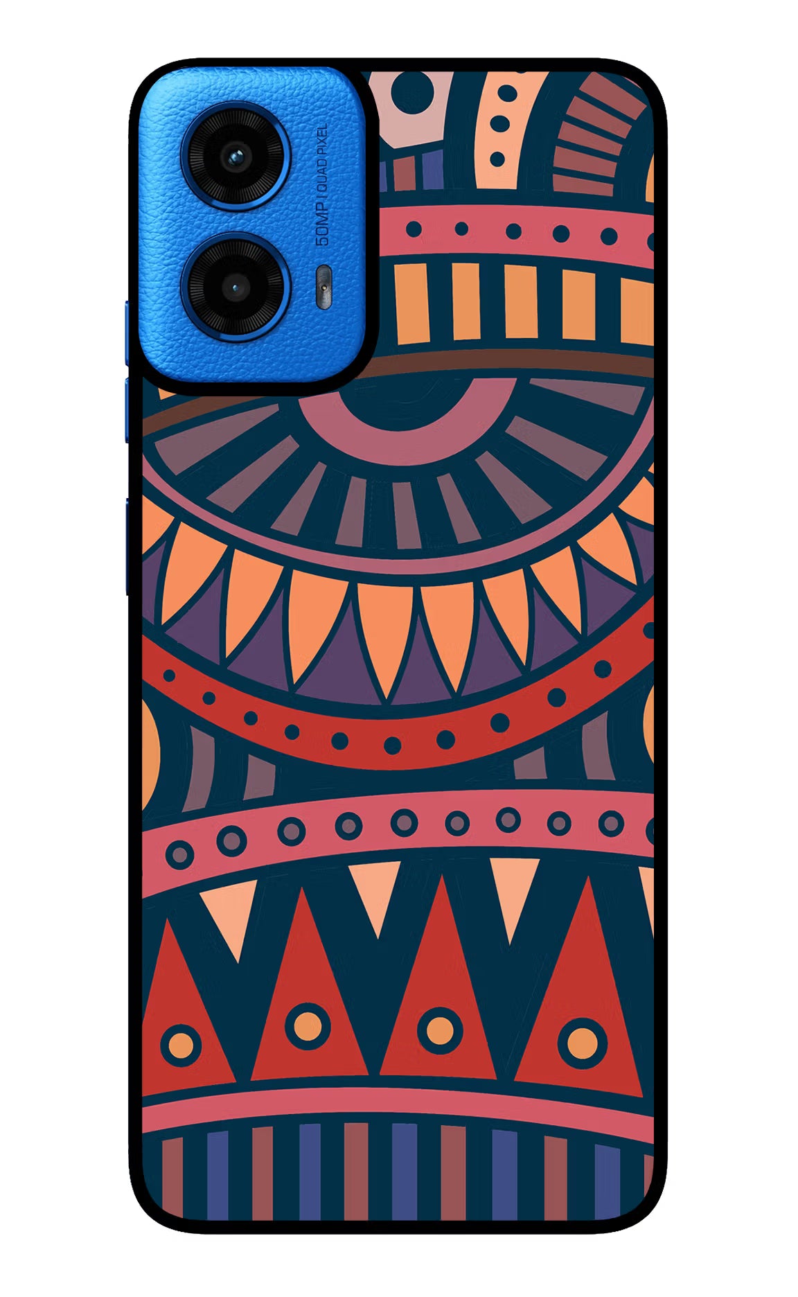 African Culture Design Moto G45 Glass Case