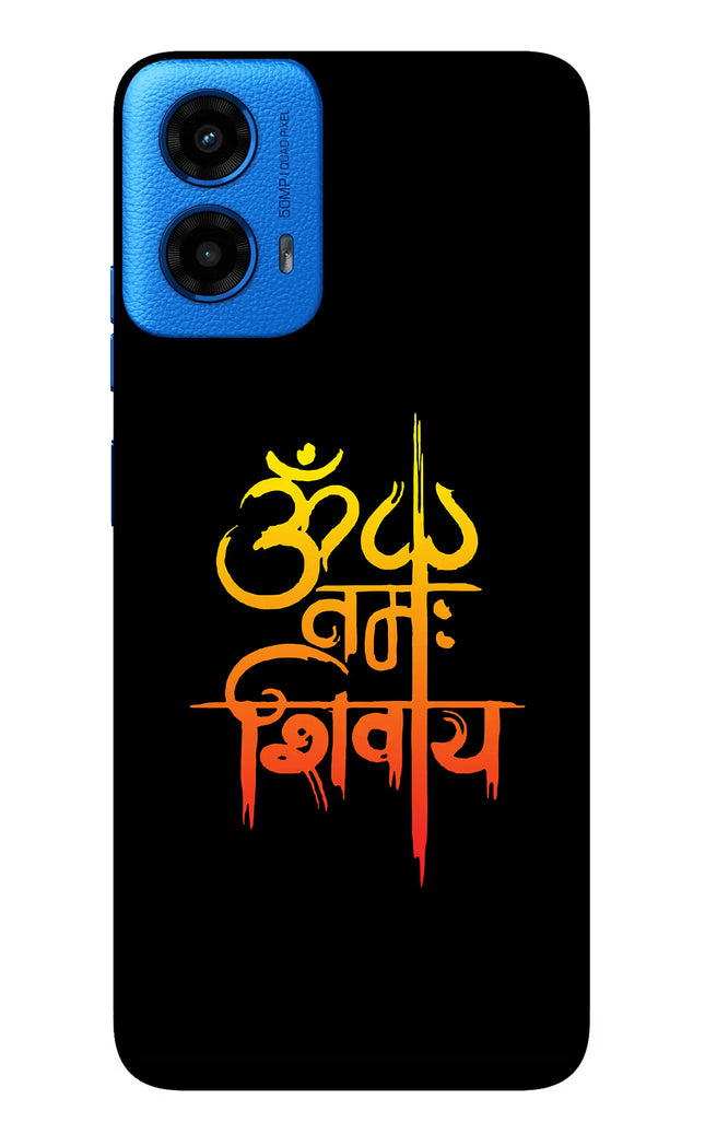 Om Namah Shivay Moto G45 Glass Case Back Cover by Casekaro