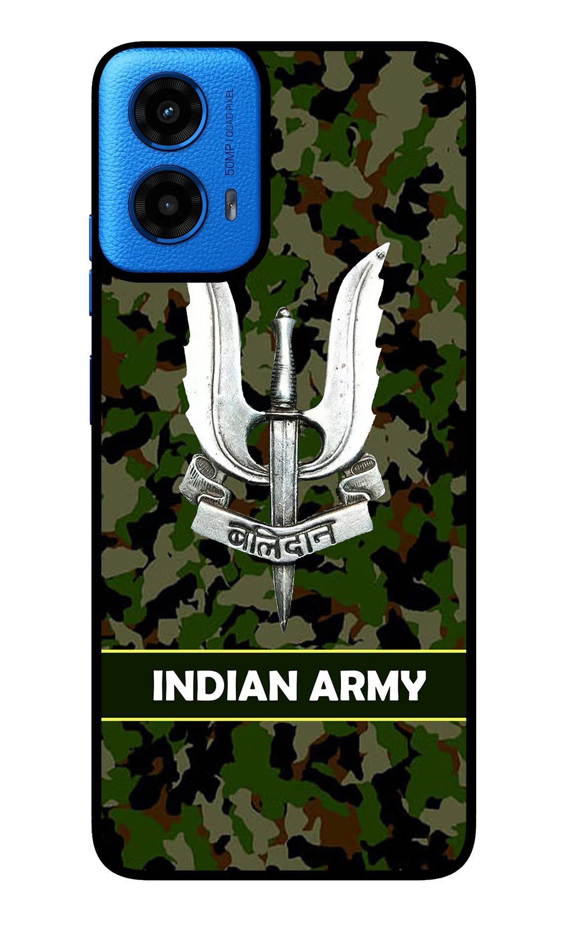 Balidan Indian Logo Moto G45 Glass Case Back Cover by Casekaro