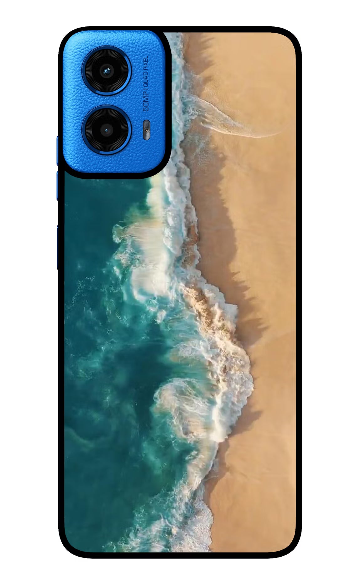 Ocean Beach Moto G45 Glass Case
