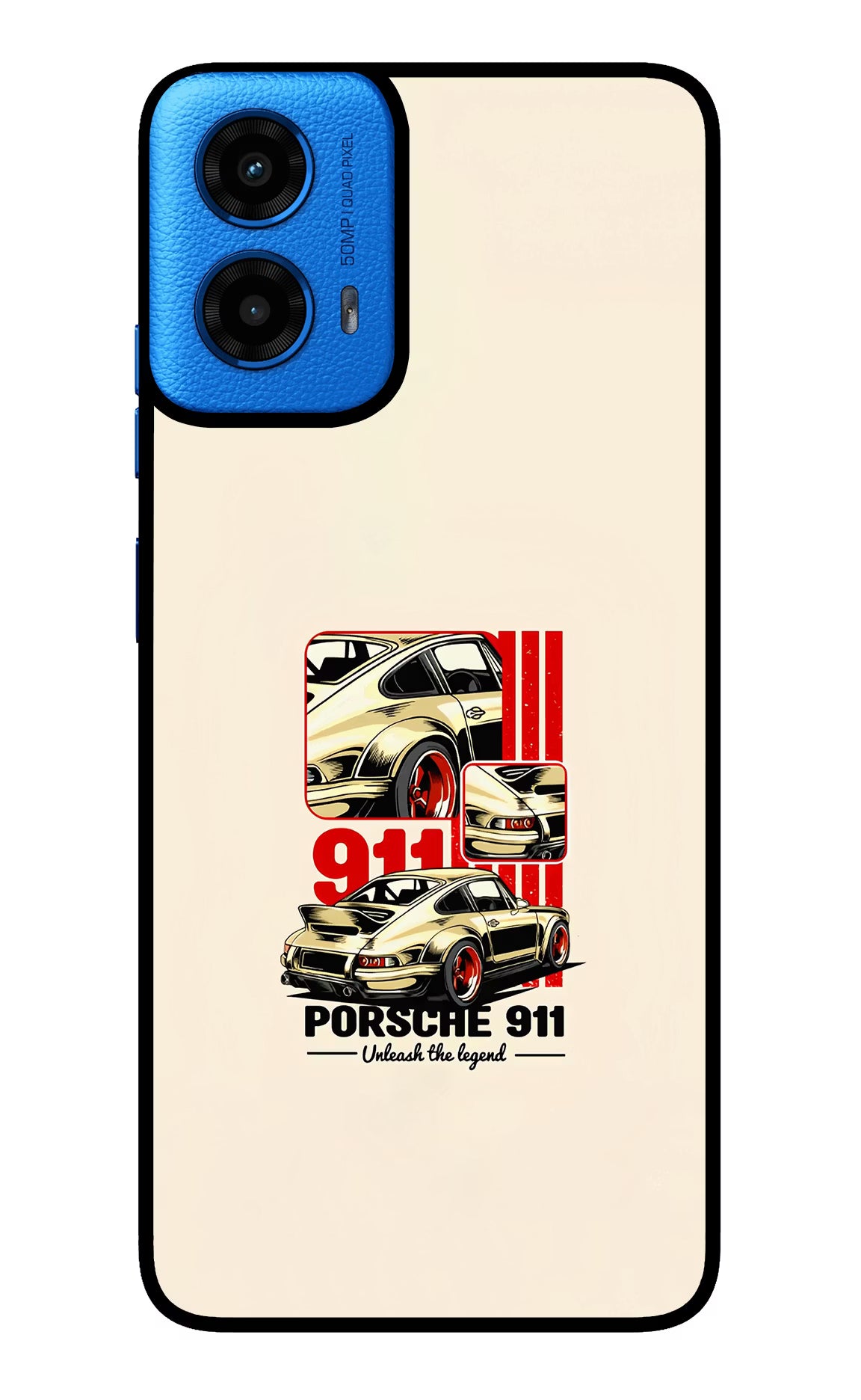 Classic Porsche 911 Moto G45 Glass Case