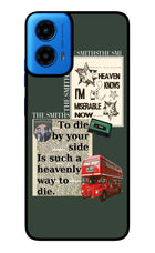 The Smiths Moto G45 Glass Case Back Cover by Casekaro