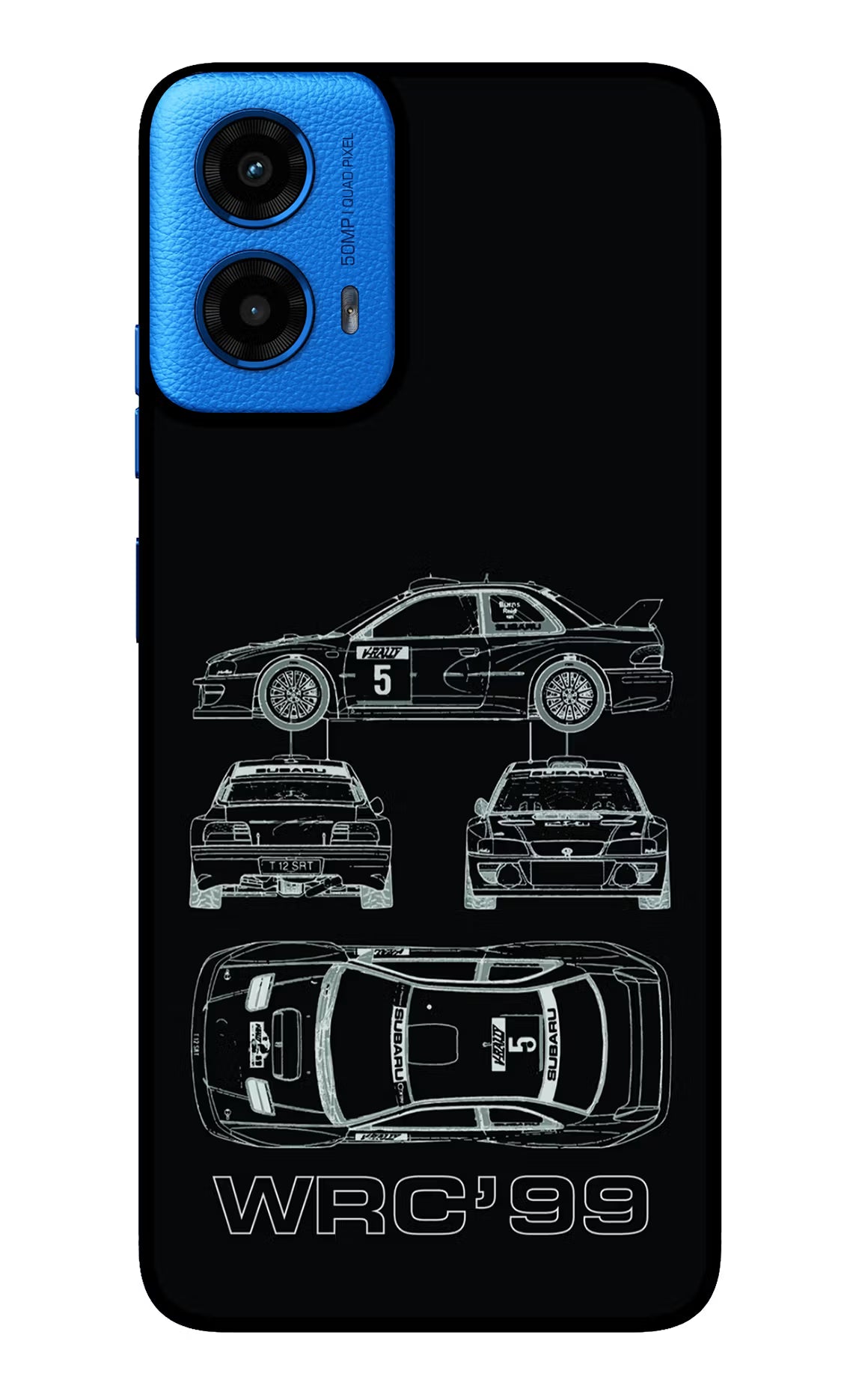 WRC'99 Moto G45 Glass Case Back Cover by Casekaro
