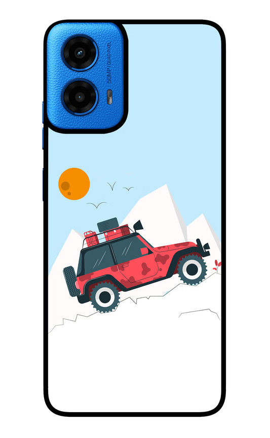 Mountain Trail Beast Moto G45 Glass Case