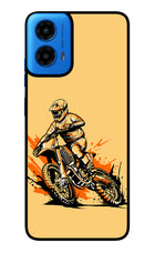 Off-Road Fury Moto G45 Glass Case Back Cover by Casekaro