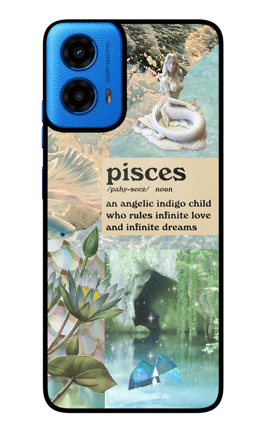 Pisces Zodiac Moto G45 Glass Case
