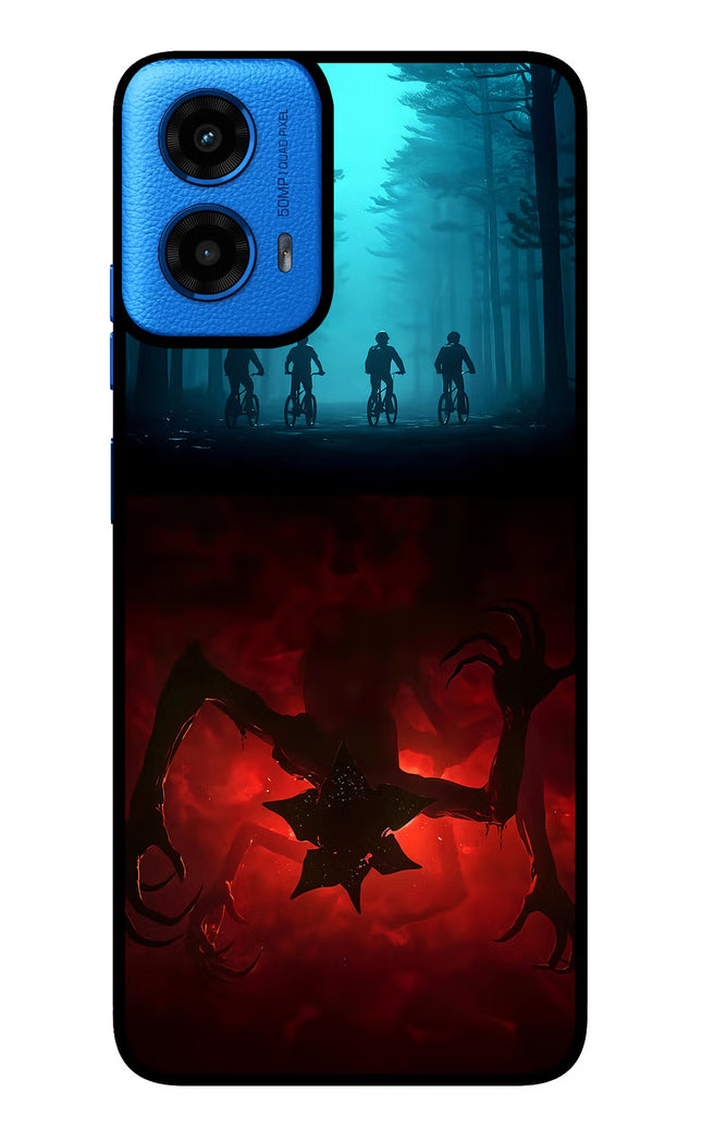 Ordinary Things Downside Up Moto G45 Glass Case Back Cover by Casekaro