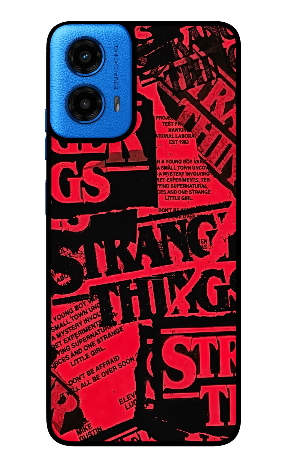 Ordinary Things Moto G45 Glass Case Back Cover by Casekaro