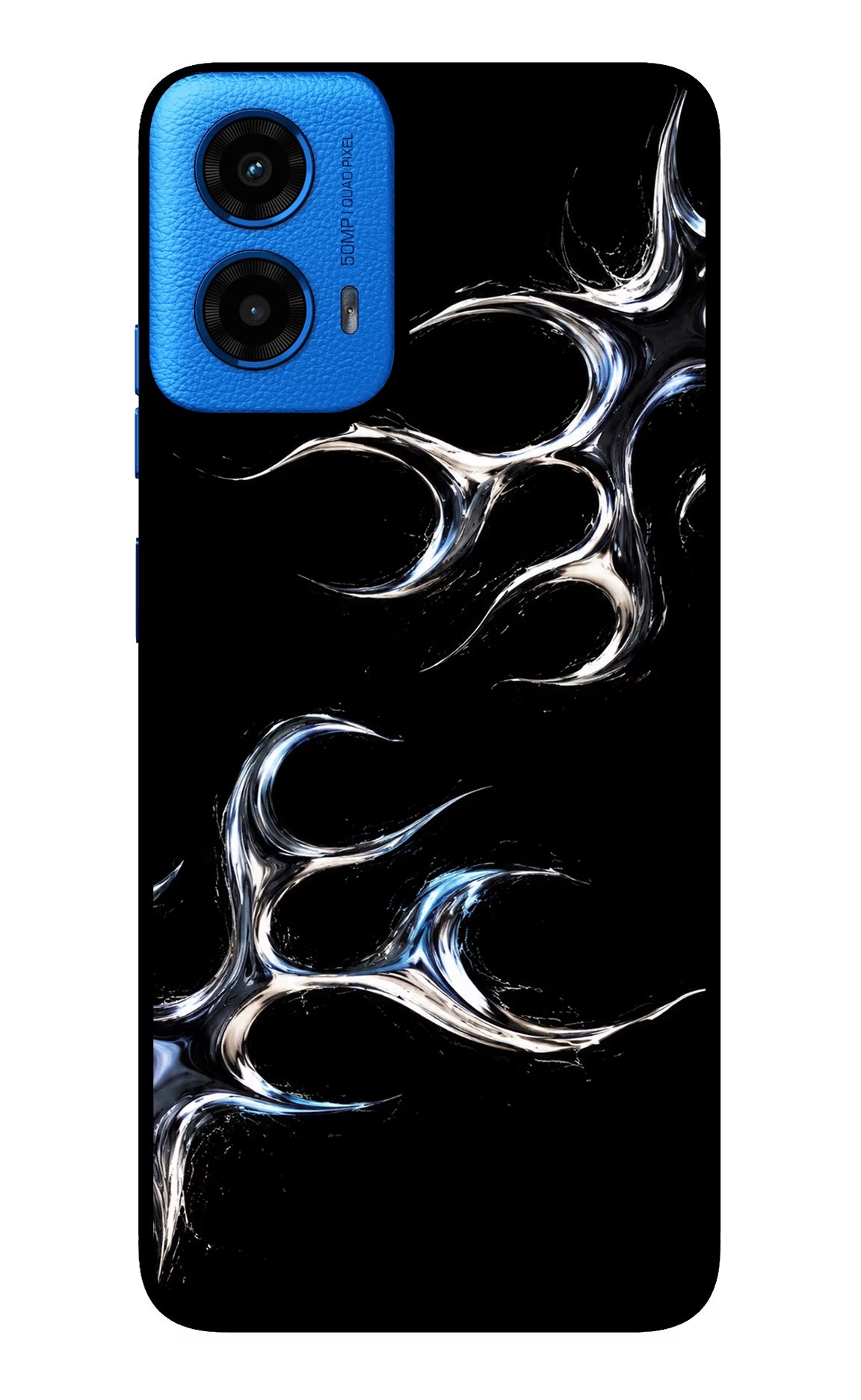 Chrome Tribal Moto G45 Glass Case