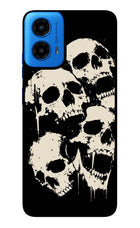 Dead Stack Moto G45 Glass Case Back Cover by Casekaro