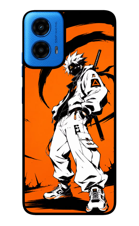 Street Samurai  Moto G45 Glass Case