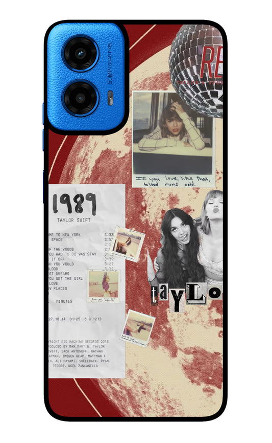 Taylor Swift Moto G45 Glass Case