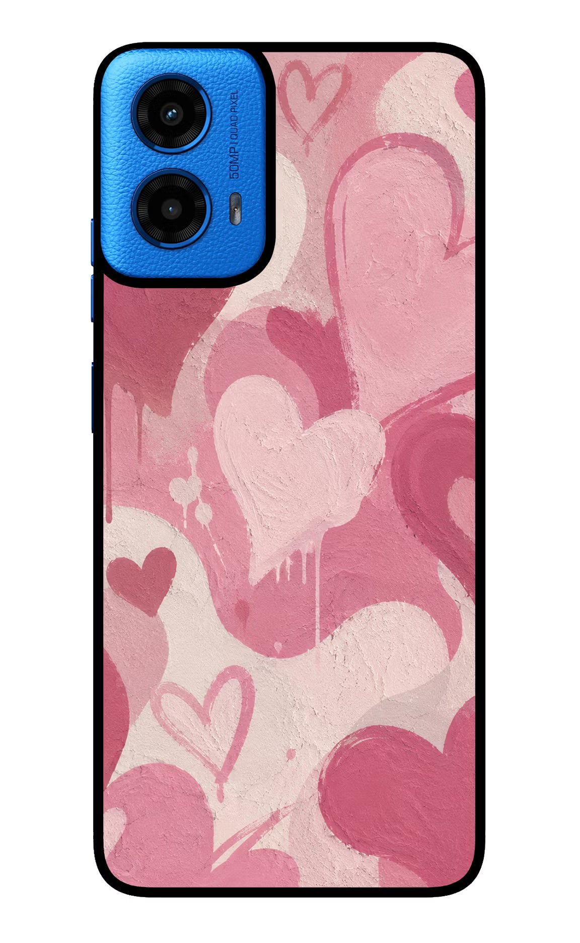 Hearty case Moto G45 Glass Case