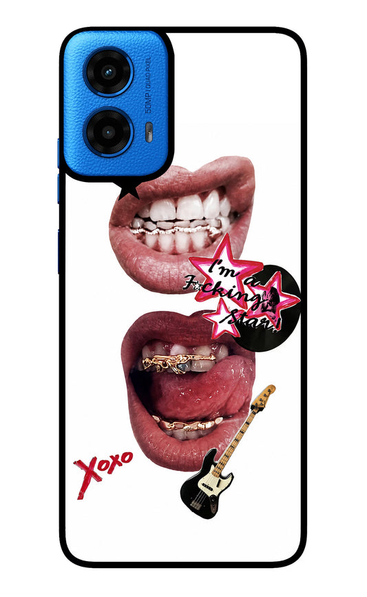 Rockstar Moto G45 Glass Case