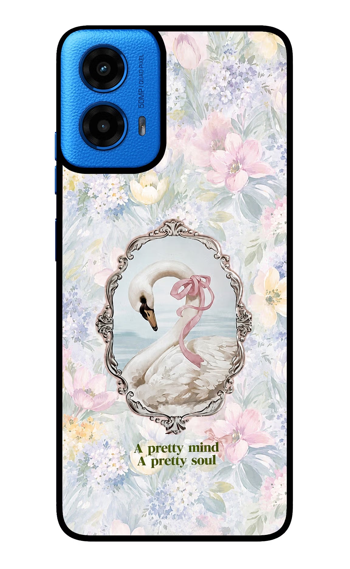 Pretty Mind Pretty Soul Moto G45 Glass Case