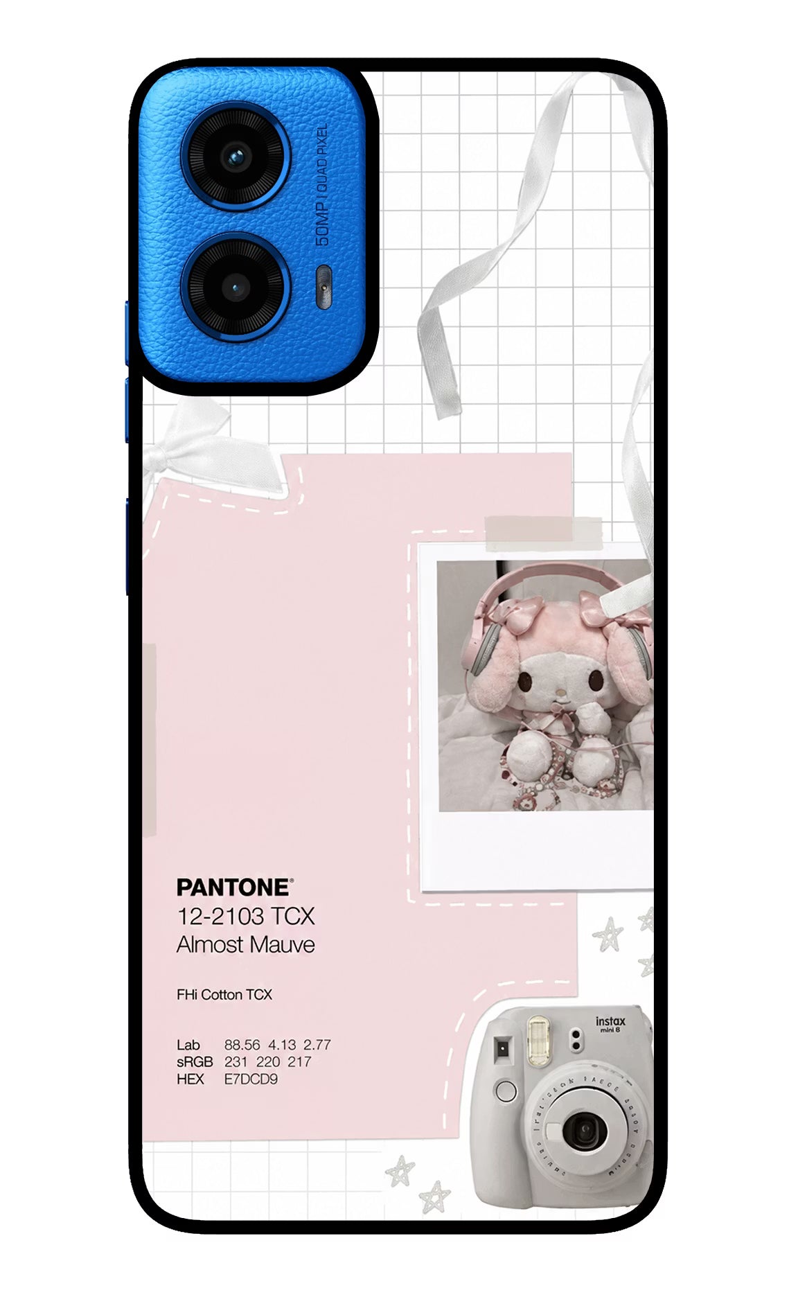 Pantone Asthetic Moto G45 Glass Case