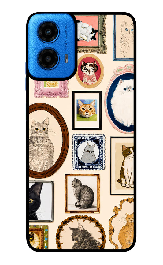 Mirror Cats Moto G45 Glass Case