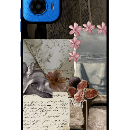 Midnight Sky Moto G45 Glass Case Back Cover by Casekaro