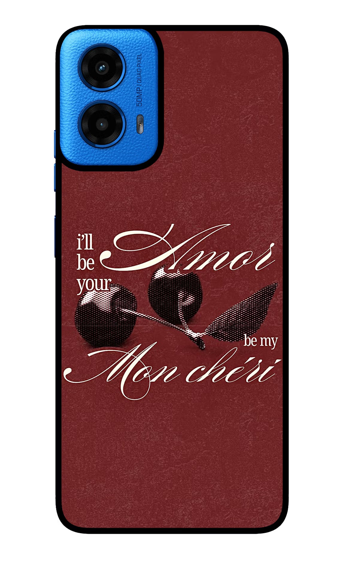 Velvet Cherry Moto G45 Glass Case