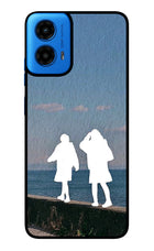 Coastal Dream Moto G45 Glass Case Back Cover by Casekaro