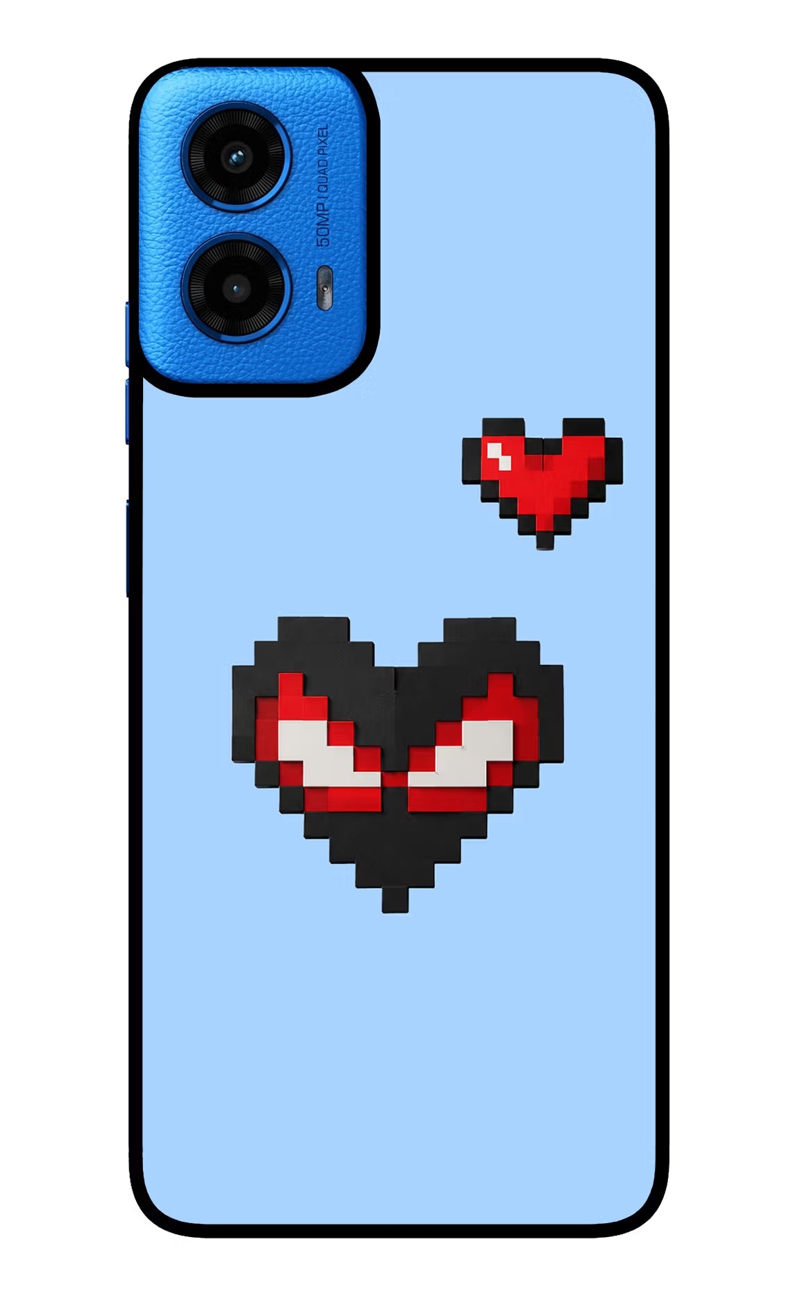 Peter Heart Moto G45 Glass Case