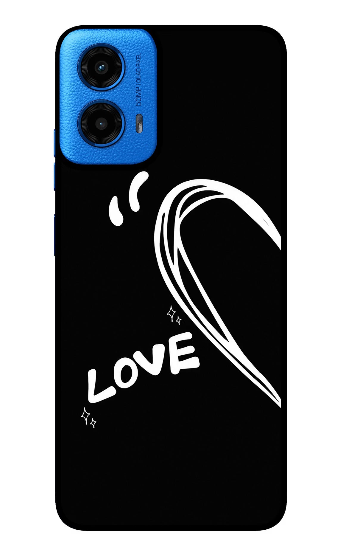 Love Line Moto G45 Glass Case