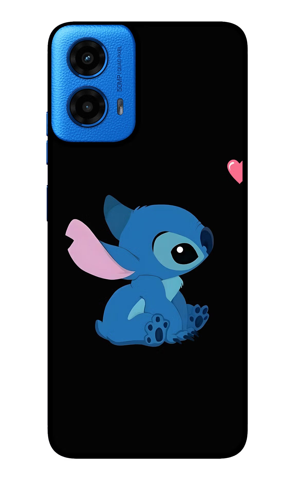 Stitch Crush Moto G45 Glass Case
