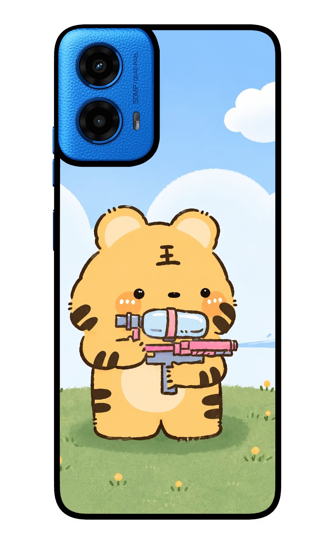 Tiger Treat Moto G45 Glass Case