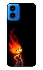 Ember Flame Moto G45 Glass Case