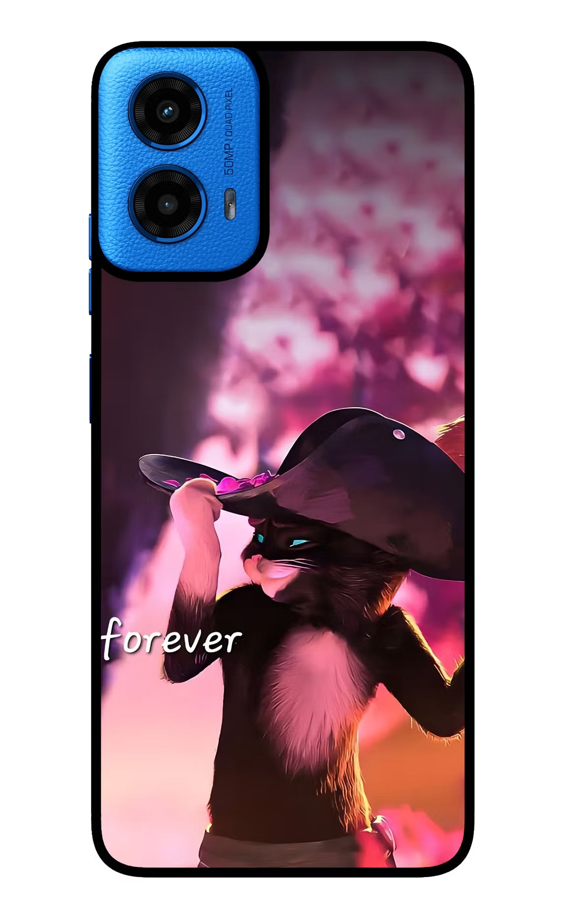 Forever Cat Moto G45 Glass Case
