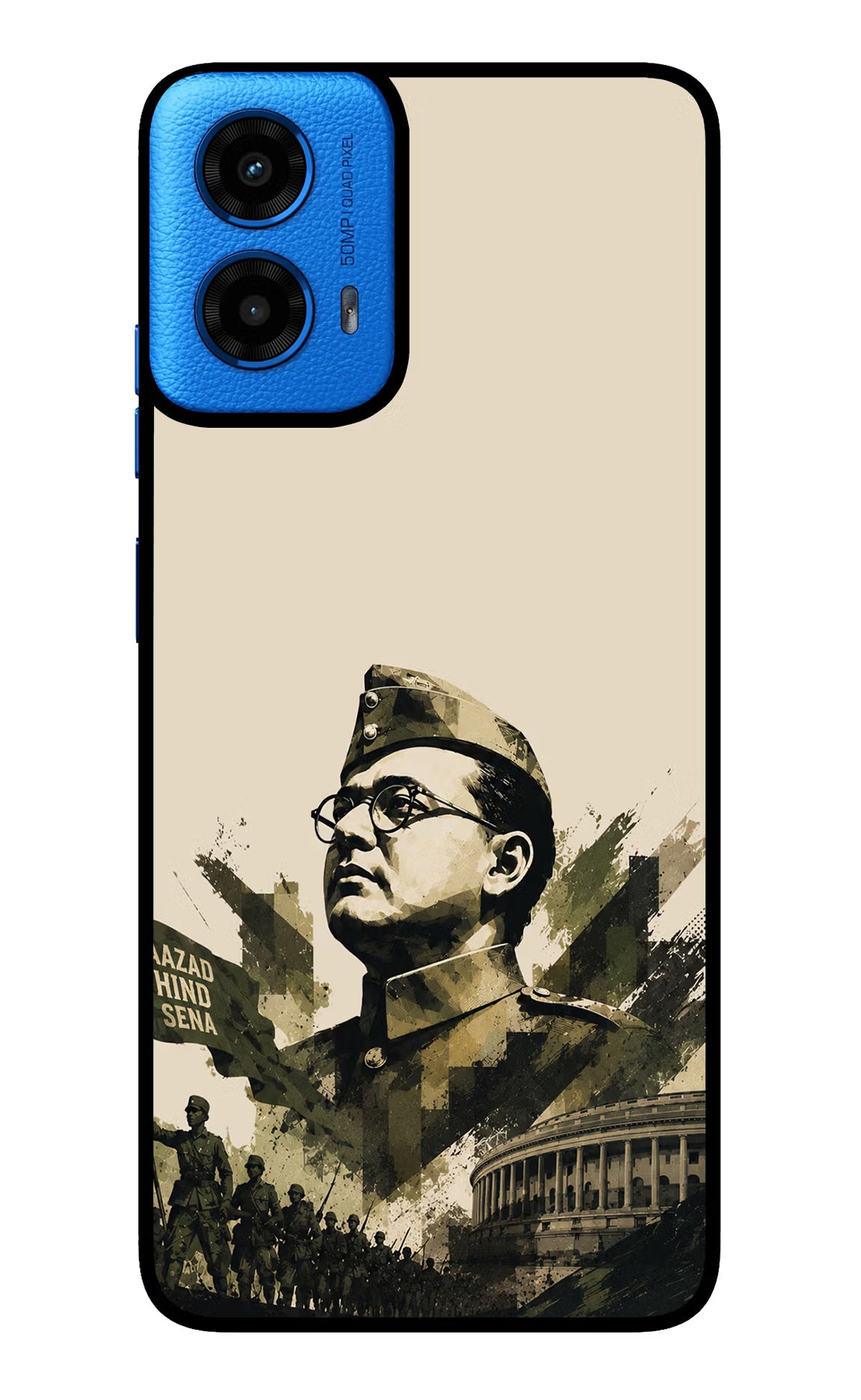 Netaji Rising Moto G45 Glass Case